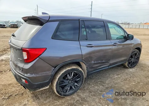 2019 Honda Passport Sport z USA, uszkodzony, nr VIN 5FNYF7H21KB002005